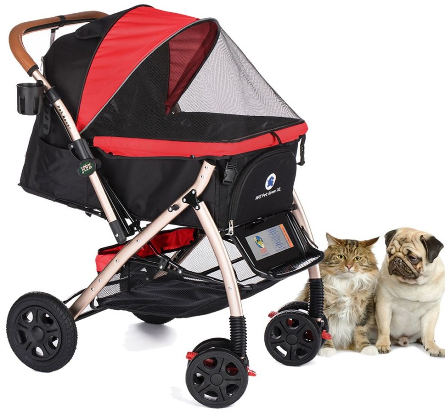 Totes & Carriers HPZ™ Pet Rover | Hpz Pet Rover Xl Stroller - Red