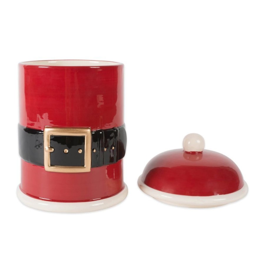 Bowls & Feeding Supplies Bone Dry Pet | Santa Belt Canister