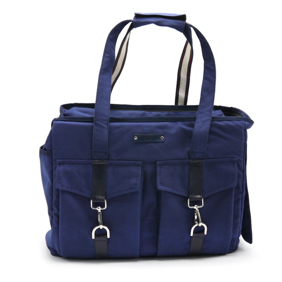 Totes & Carriers Dogo® Pet Fashions | Buckle Tote V2 Navy