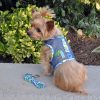 Harnesses Doggie Design, Inc. | Cool Mesh Dog Harness With Leash - Surfboard Blue And Green