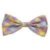 Collars, Leads & Accessories Huxley & Kent® | Lavender Lemon Check Bow Tie