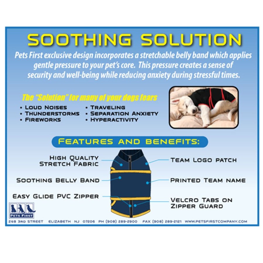 Pet Apparel (Continued) Pets First, Inc. | Nfl San Francisco 49Ers Soothing Solution Vest