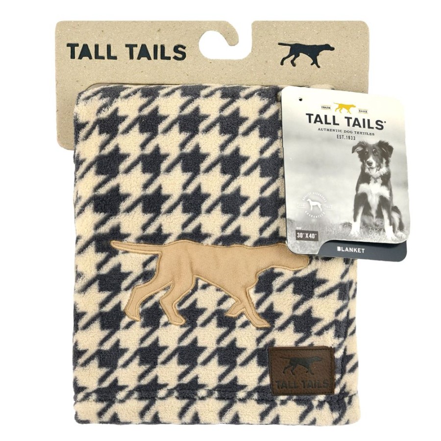 Beds, Crates, Etc. Tall Tails® | Tall Tails Houndstooth Dog Blanket