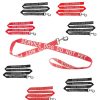 Collars, Leads & Accessories Dogline | Dogline Reflective Black Nylon Leash