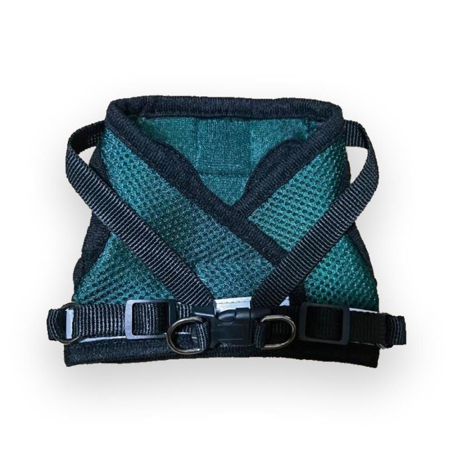 For Cats & Other Critters Travel Cat | The True Adventurer Harness & Leash - " The Emerald Explorer" Style