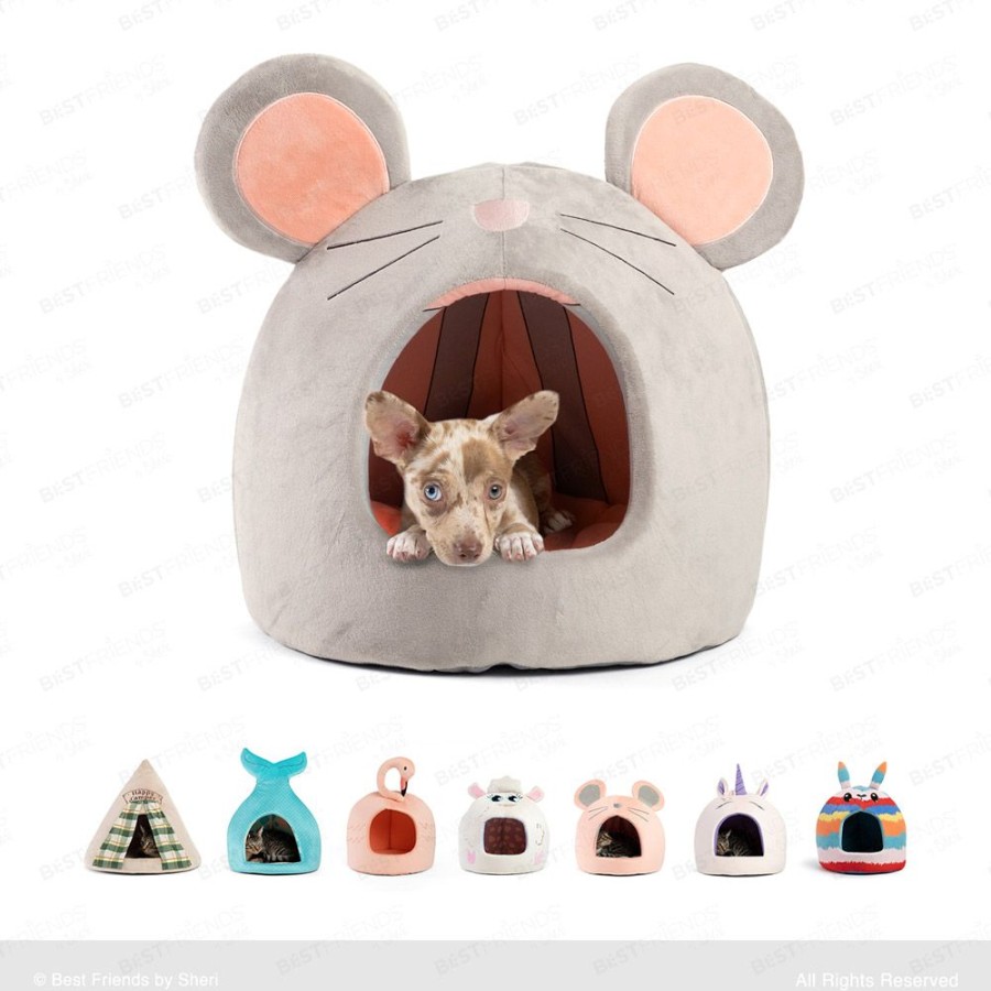 Beds, Crates, Etc. Best Friends By Sheri | Mouse Novelty Hut Grey