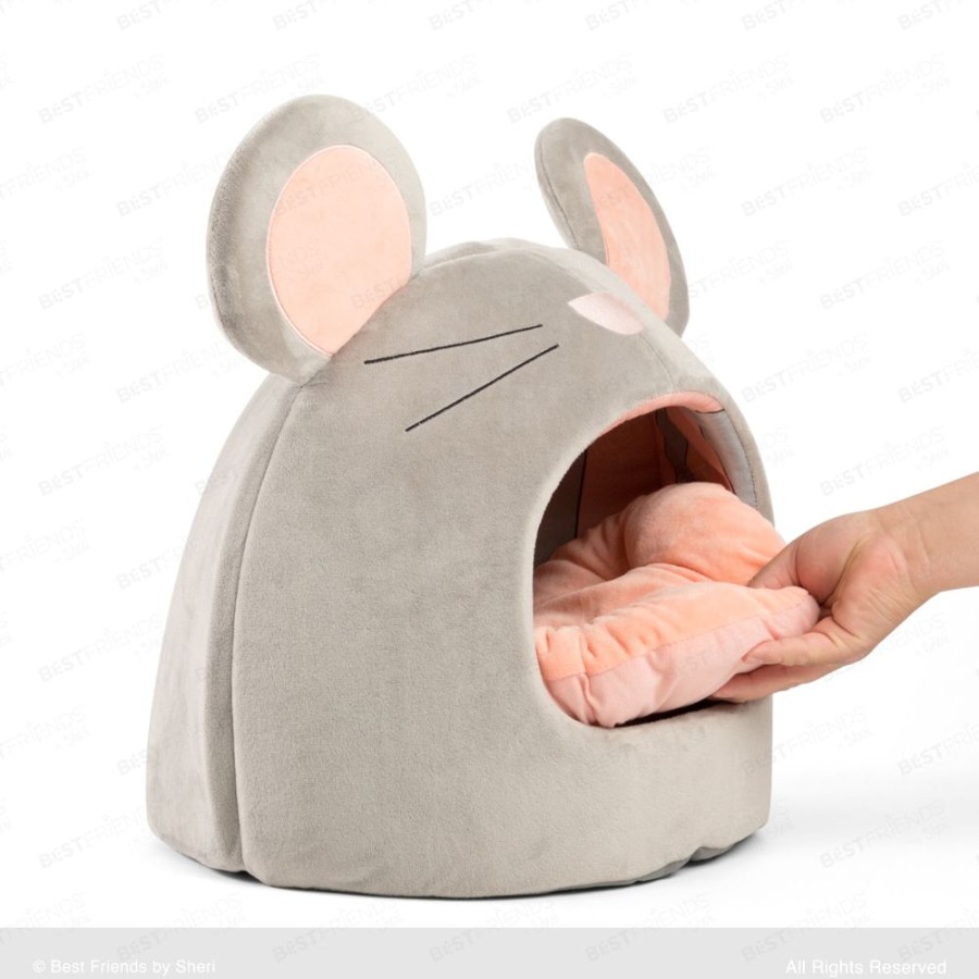 Beds, Crates, Etc. Best Friends By Sheri | Mouse Novelty Hut Grey