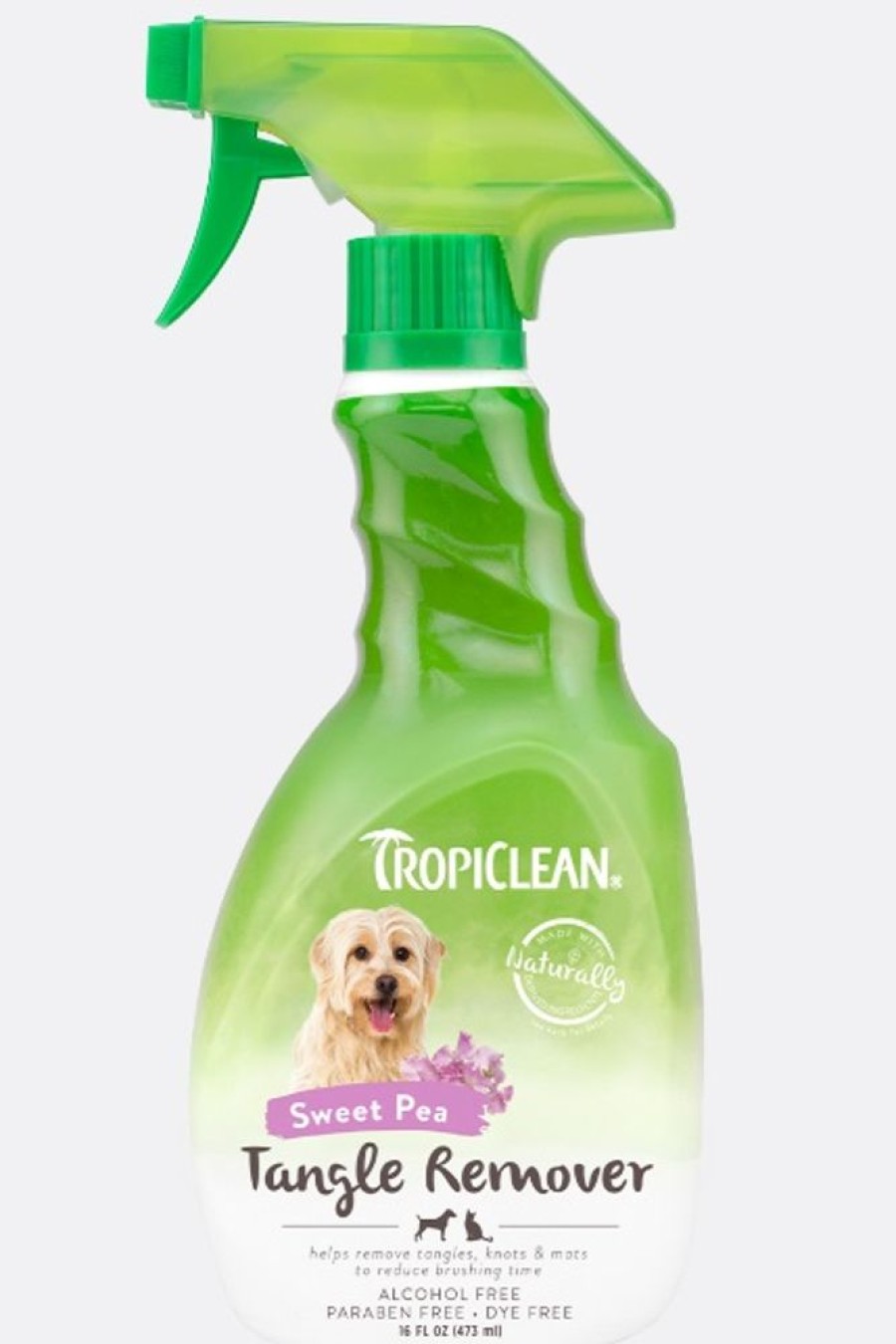 Grooming & Shampoos Tropiclean | Tropiclean Tangle Remover Spray Sweet Pea 16Oz