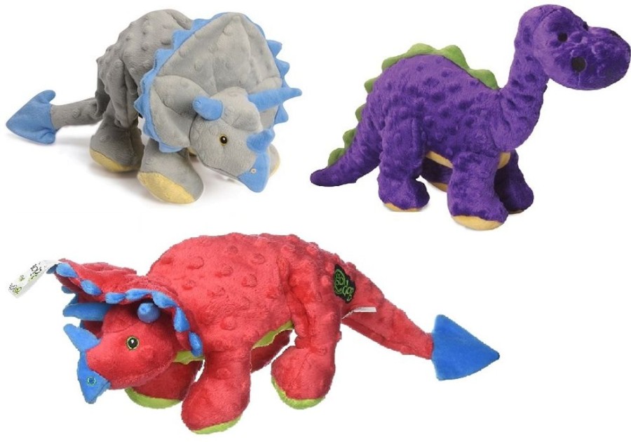 Toys & Playthings GoDog™ | Godog Dinos Chew Guard Squeaky Plush Dog Toy