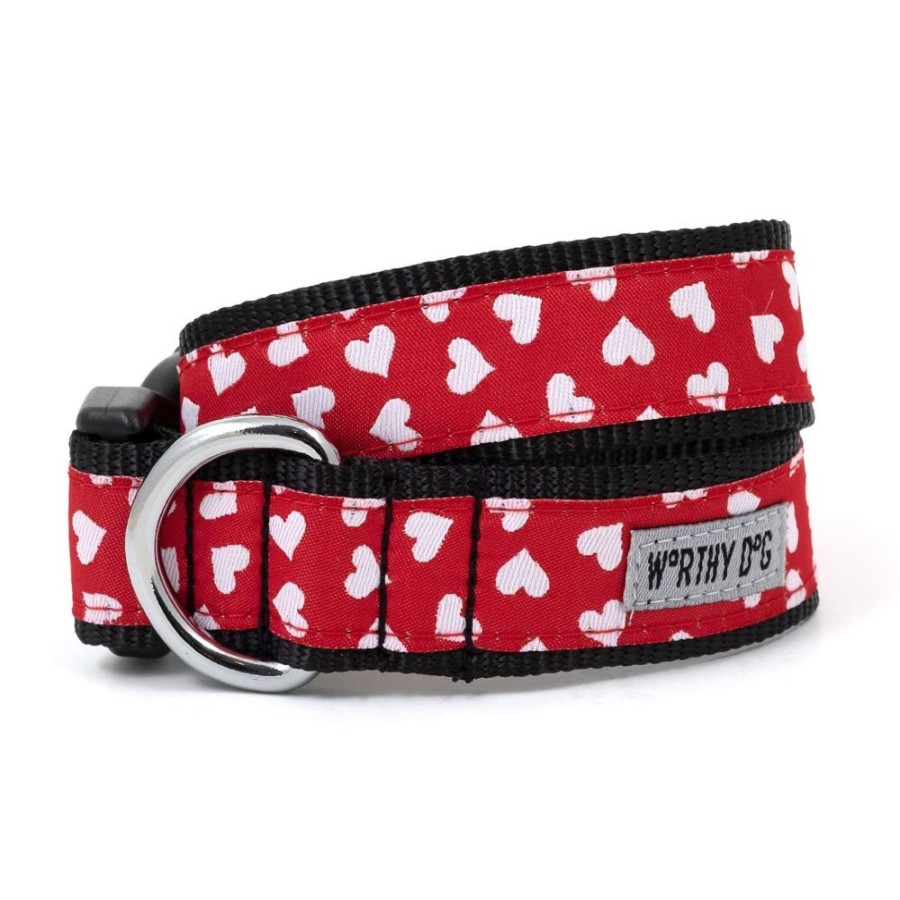 Collars, Leads & Accessories The Worthy Dog | Be Mine Collar & Lead Collection