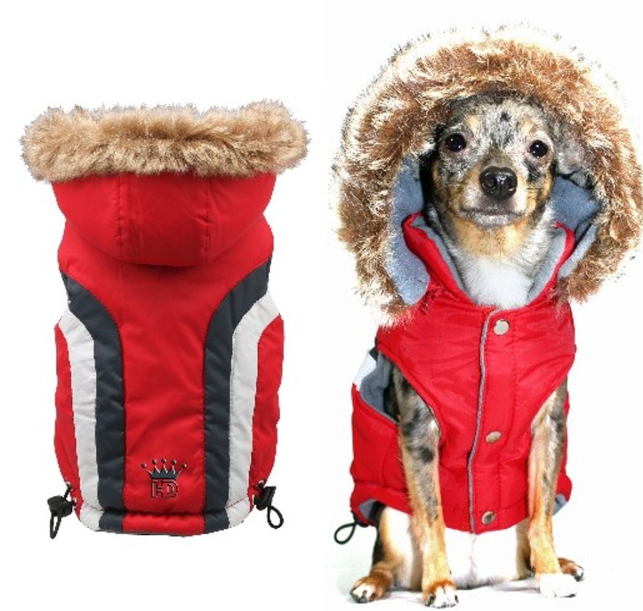 Pet Apparel Hip Doggie Inc. | Swiss Alpine Ski Vest - Red