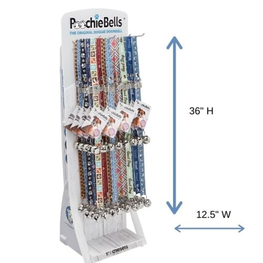 Retail Solutions Poochie-Bells® | Poochiebells® Iso Package, Pos & 30 Classic Poochiebells