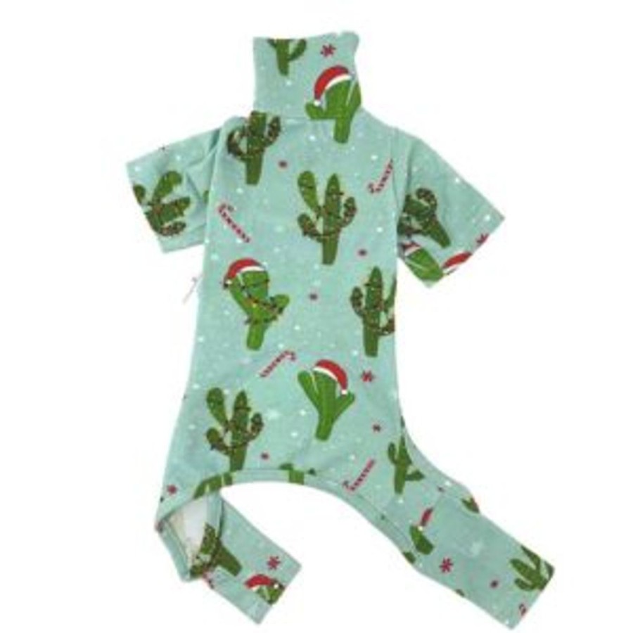 Pet Apparel (Continued) Denim Dog Designs | Holiday Cactus Printed Pj