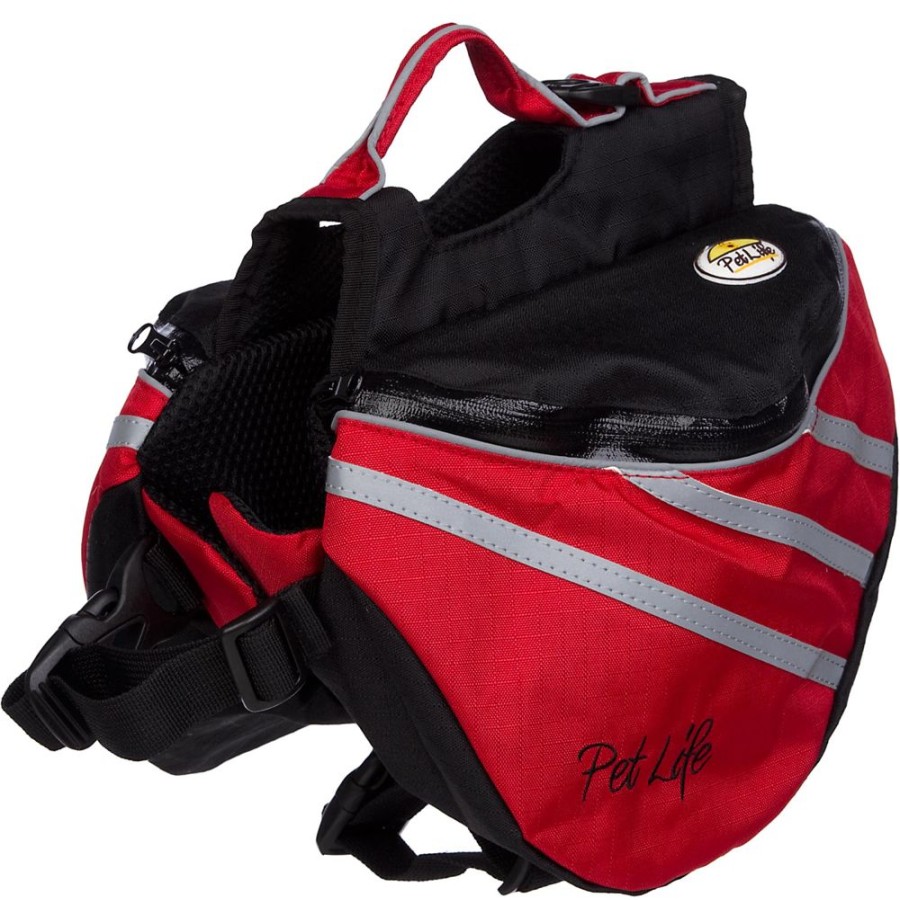 Harnesses Pet Life | Pet Life Red Everest Dupont Travel Pet Dog Backpack Carrier