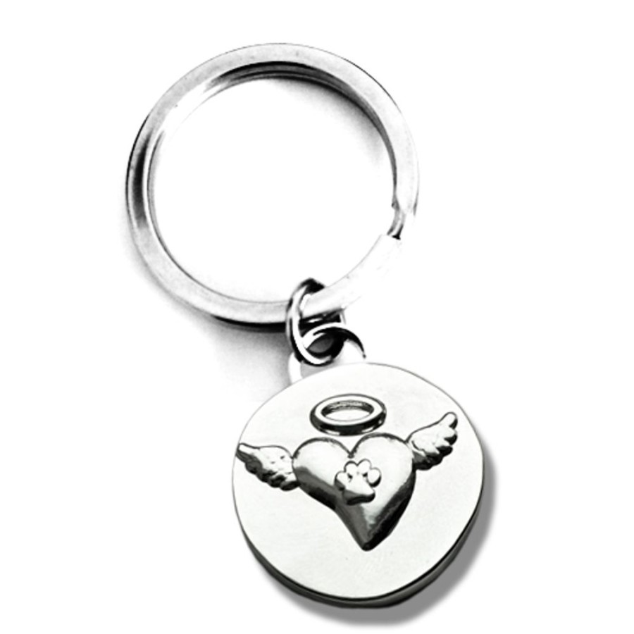 Stuff For Humans Luxepets | In Loving Memory Angel Wings Keychain