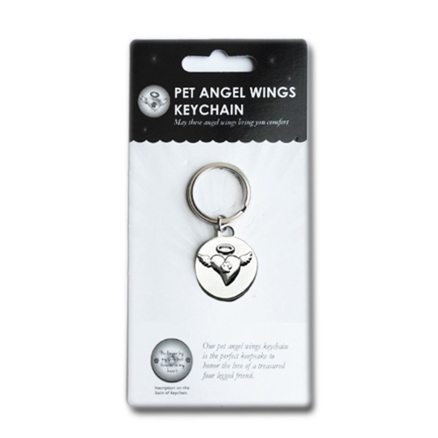 Stuff For Humans Luxepets | In Loving Memory Angel Wings Keychain