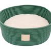 Beds, Crates, Etc. FuzzYard Life | Fuzzyard Life Rope Basket Bed - Myrtle Green