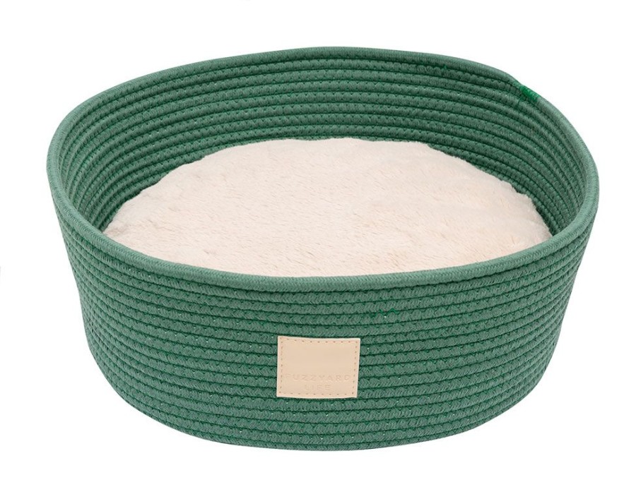 Beds, Crates, Etc. FuzzYard Life | Fuzzyard Life Rope Basket Bed - Myrtle Green