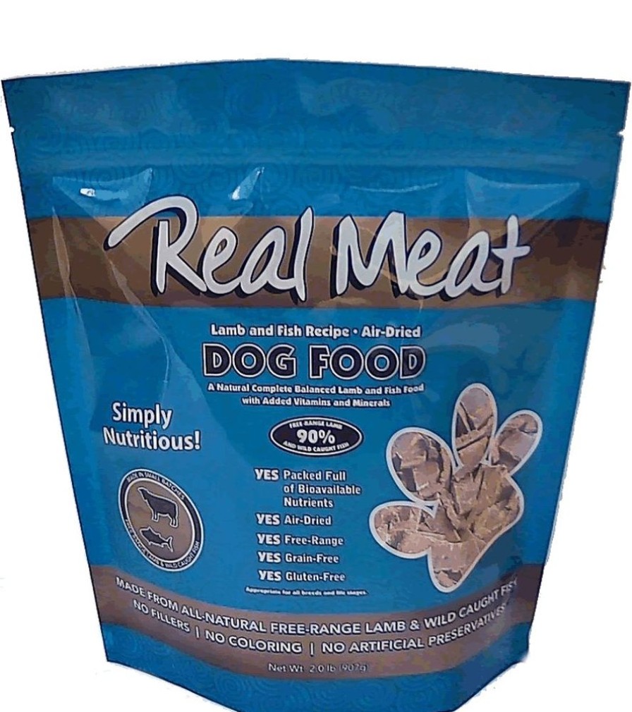 Pet Food Real Meat Company | Air Dried Lamb & Fish Dog Food - 5Lbs