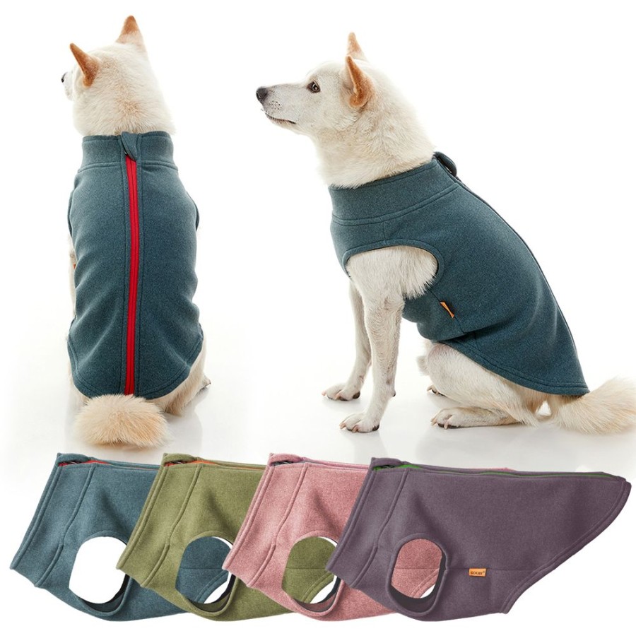 Pet Apparel GOOBY® | Zip Up Microfiber Fleece (#72201)