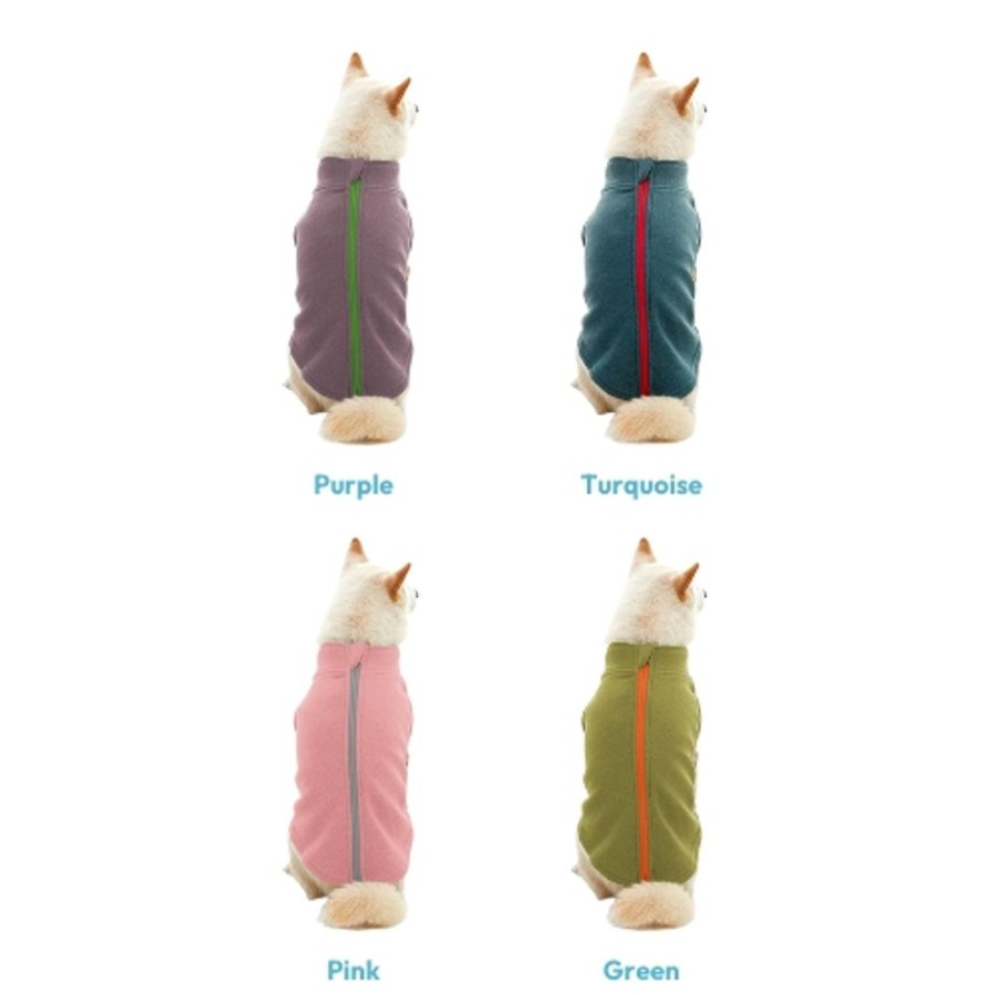 Pet Apparel GOOBY® | Zip Up Microfiber Fleece (#72201)