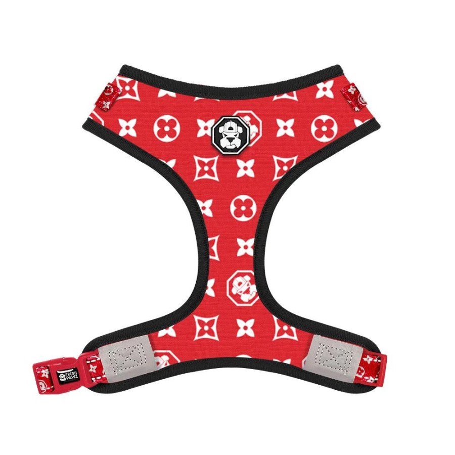 Harnesses Fresh Pawz | The Monogram Hype | Adjustable Mesh Harness