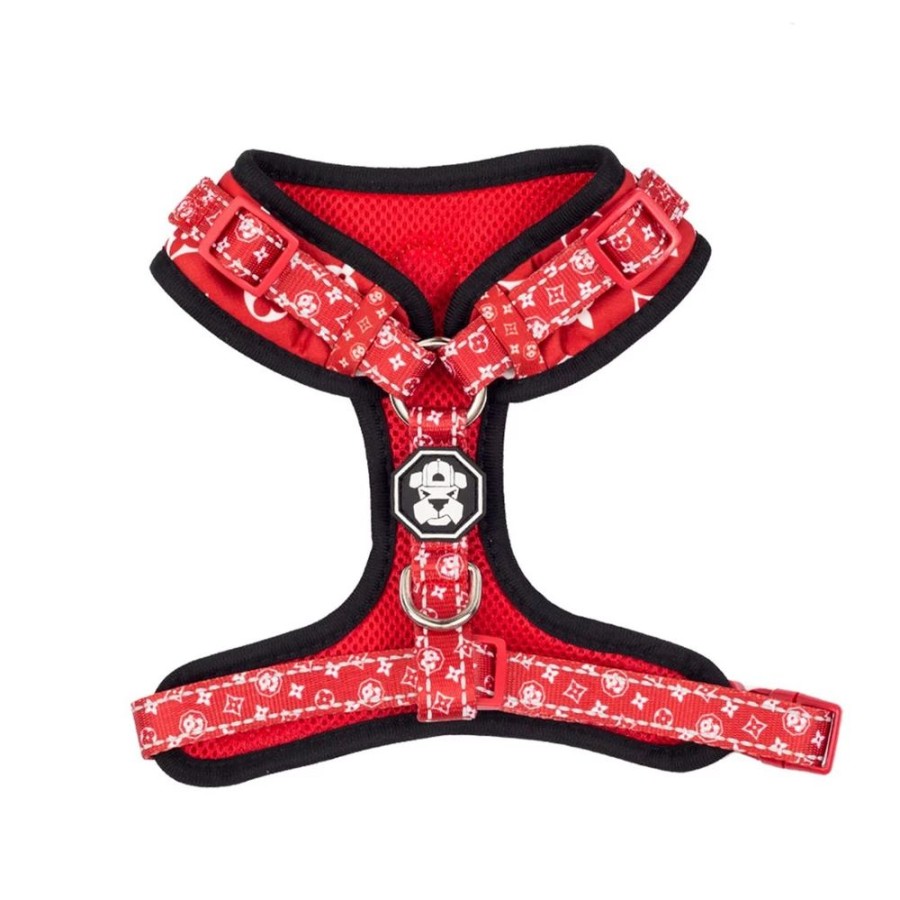 Harnesses Fresh Pawz | The Monogram Hype | Adjustable Mesh Harness