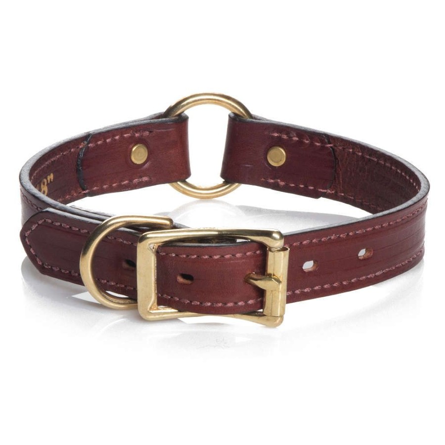 Collars, Leads & Accessories Mendota Pet | Hunt Leather Collars (Narrow & Wide) - Chestnut