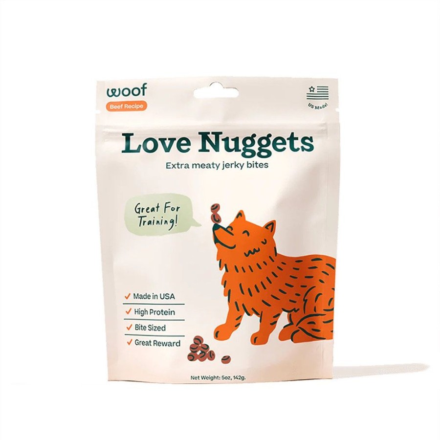 Treats Woof Pet | Love Nuggets - Beef Training Treats