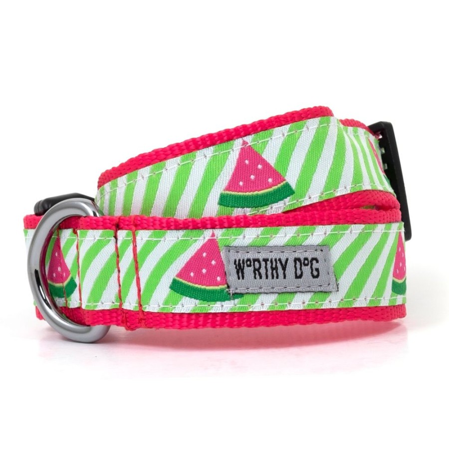 Pet Apparel (Continued) The Worthy Dog | Green Stripe Watermelon Dress