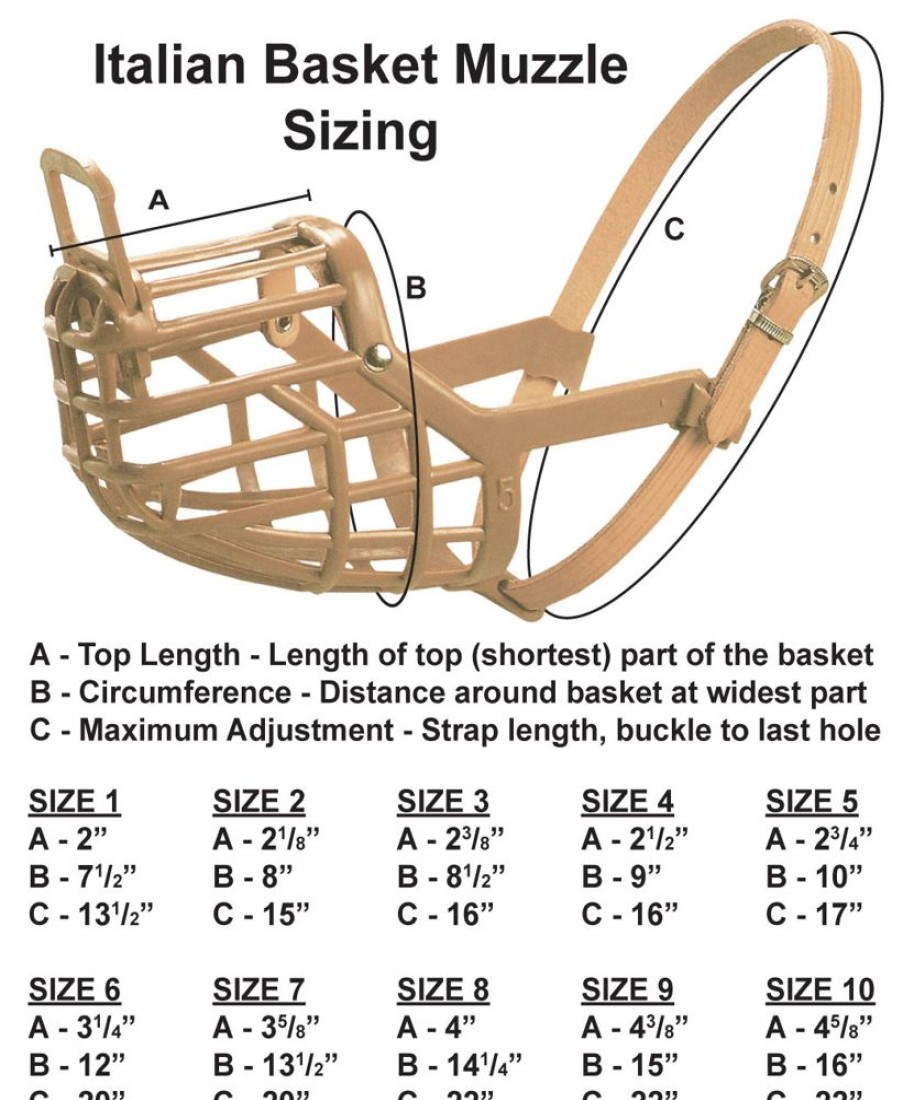 Training Omnipet by Leather Brothers | Italian Basket Muzzle