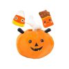 Special Occasion & Holiday Patchwork Pet | Trick Or Treat Pumpkin With Candy 10"