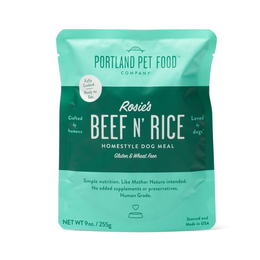 Pet Food Portland Pet Food Company | Rosie'S Beef N' Rice Homestyle Dog Meal