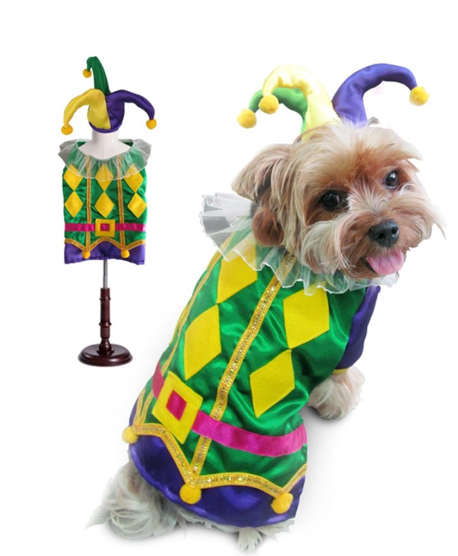 Pet Apparel (Continued) Puppe Love / PamPet USA | Harlequin Mardi Gras Costume