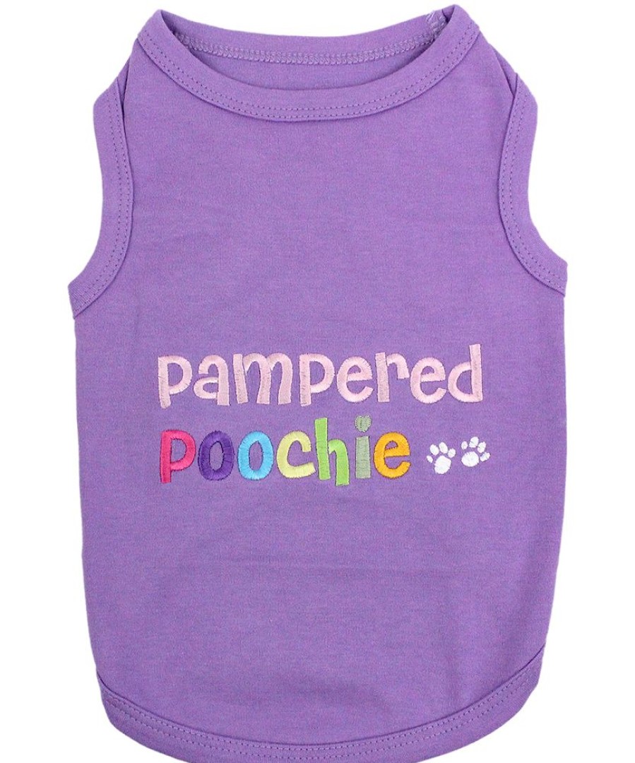 Pet Apparel (Continued) Parisian Pet® | Pampered Poochie Dog T-Shirt