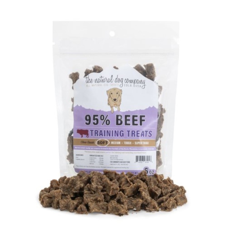 Treats Tuesday's Natural Dog Company | Beef Training Bites (95% Meat) - 6Oz Bag