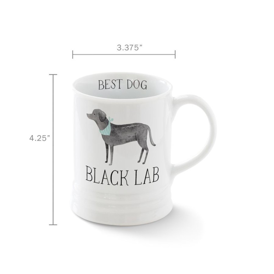 For The Home PetShop by Fringe Studio | Js Black Lab Mug