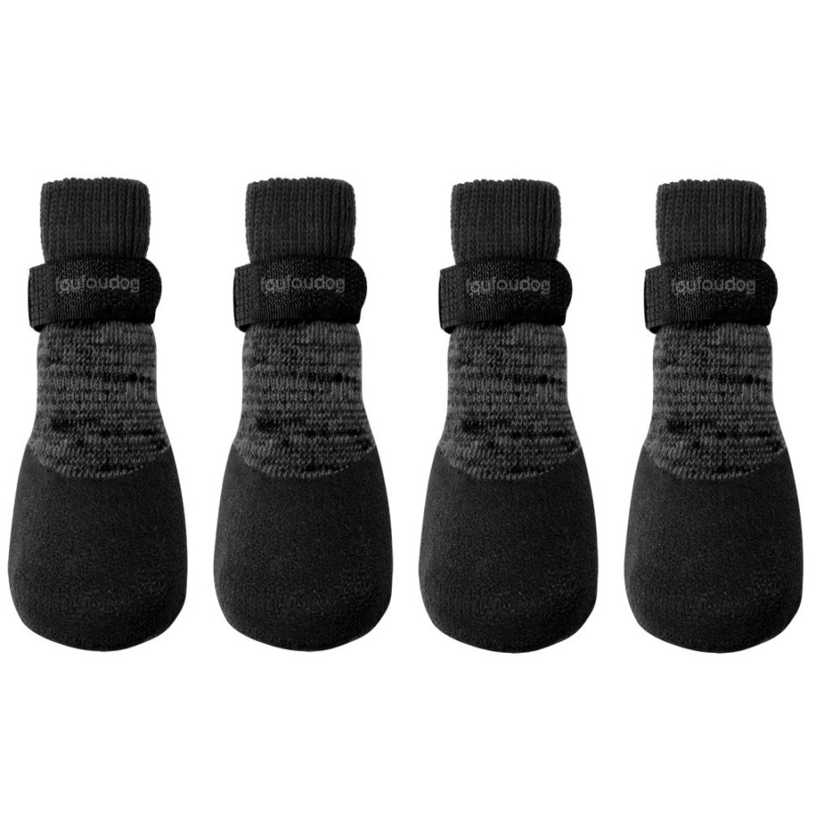 Pet Apparel foufouBRANDS | Rubber Dipped Socks With Detachable Velcro Strap