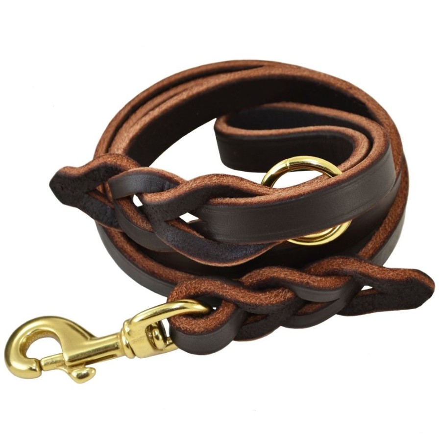 Collars, Leads & Accessories Ray Allen Manufacturing | Oiled Leather Leash (5/8" )