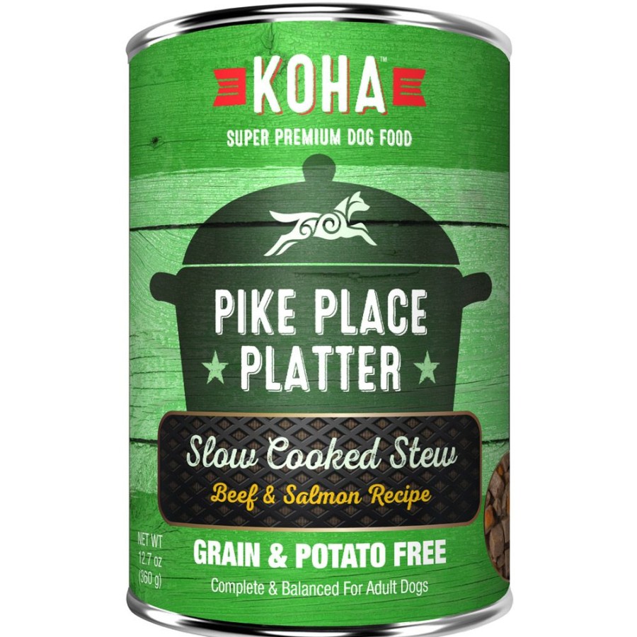 Pet Food KOHA Super Premium Pet Food | Koha Pike Place Platter Slow Cooked Stew - 12.7Oz Cans