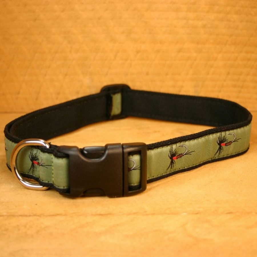 Collars, Leads & Accessories Good Dog Company | Hemp Collars, Leashes Olive Fly