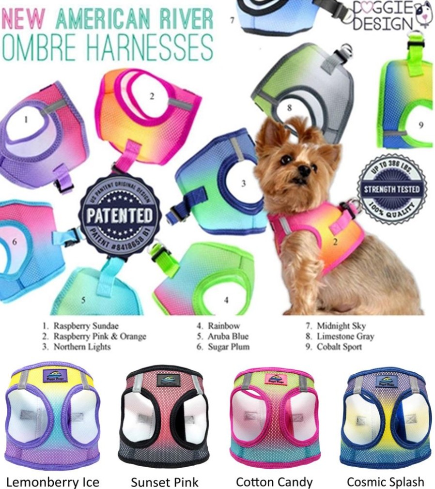 Harnesses Doggie Design, Inc. | American River Choke Free Dog Harness Ombre Collection