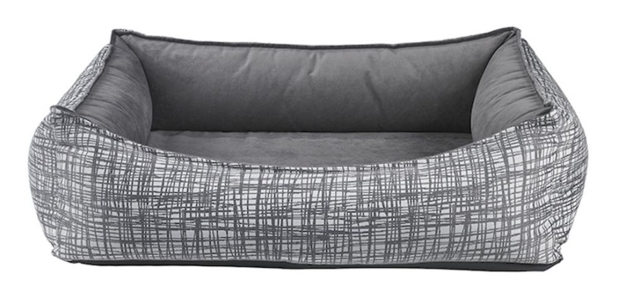 Beds, Crates, Etc. Bowsers Pet Products | Oslo Ortho Bed Tribeca Micro-Jacquard