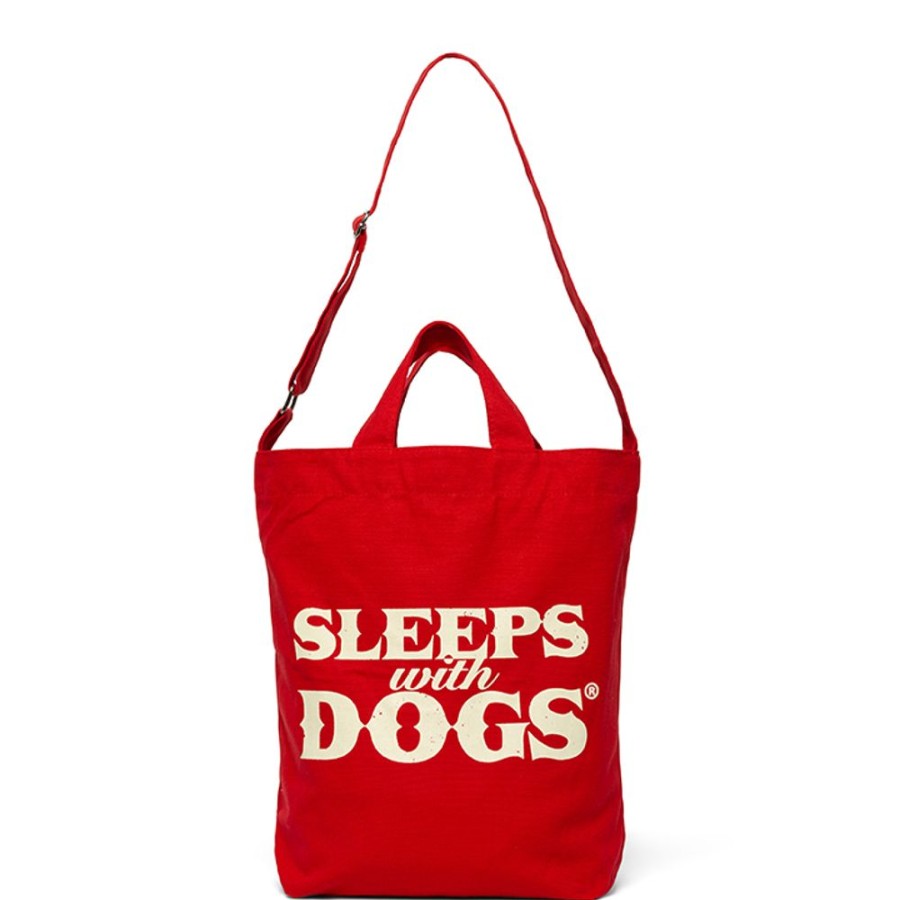 Stuff For Humans Barkology® | Sleeps With Dogs® Tote - Red