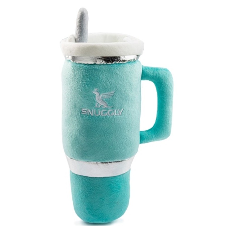 Toys & Playthings Haute Diggity Dog | Snuggly Cup - Teal By Haute Diggity Dog