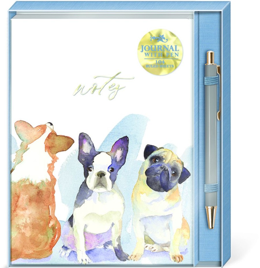 Stuff For Humans Punch Studio | Dog Trio - Boxed Journal & Pen Set