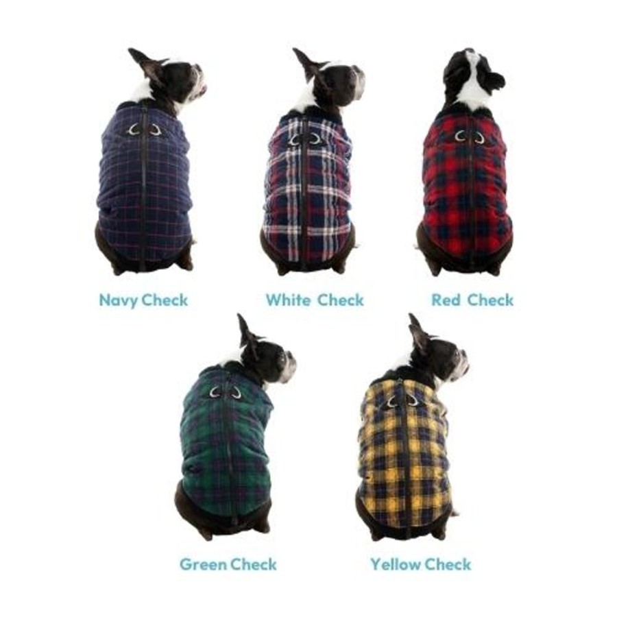 Pet Apparel GOOBY® | Fashion Vest Check (#75002C)