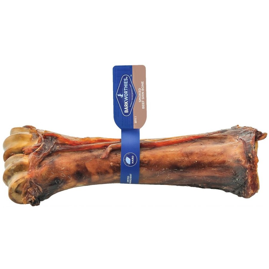 Treats Barkworthies | Barkworthies Smoky Shin Bone Individual