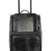 Totes & Carriers PETOTE® | Rio Bag On Wheels - Black Croco