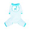 Pet Apparel (Continued) Pooch Outfitters | Llama Pajamas - Blue